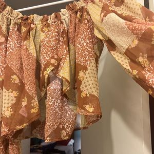 Bubble sleeve blouse